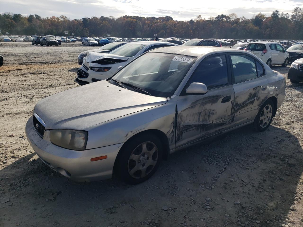 Image 1 of 2003 HYUNDAI ELANTRA GLS 2003 with VIN KMHDN45D43U486908