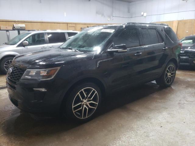 Image 1 of 2018 FORD EXPLORER SPORT 2018 with VIN 1FM5K8GT2JGA47081