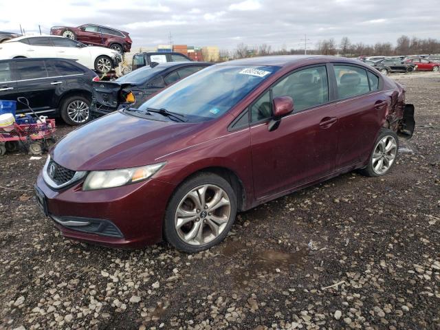 Image 1 of 2013 HONDA CIVIC LX 2013 with VIN 2HGFB2F53DH513118
