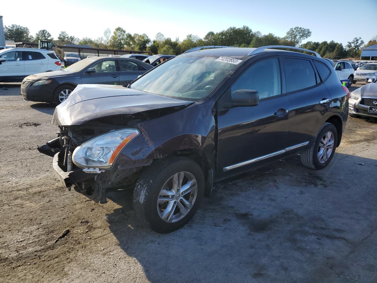 Image 1 of 2015 NISSAN ROGUE SELECT S 2015 with VIN JN8AS5MT1FW668531
