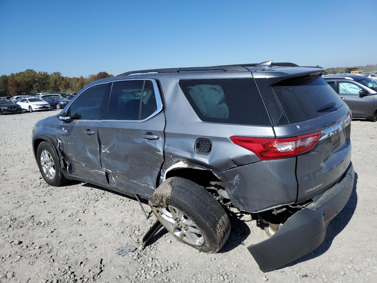 Image 2 of 2021 CHEVROLET TRAVERSE LT 2021 with VIN 1GNERGKW0MJ229159