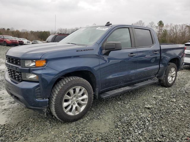 Image 1 of 2021 CHEVROLET SILVERADO K1500 CUSTOM 2021 with VIN 1GCPYBEH4MZ116031