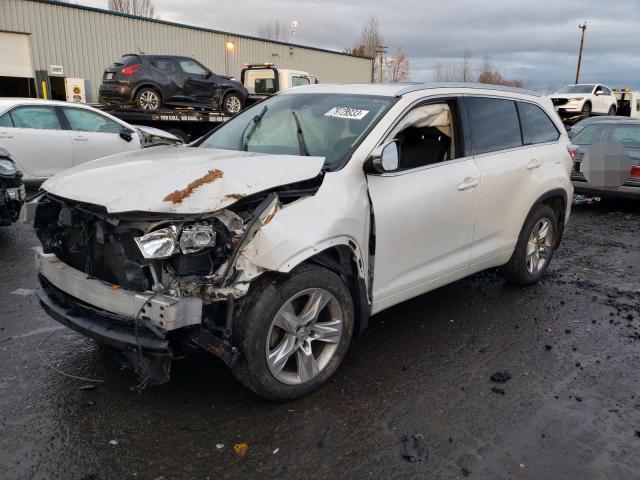 Image 1 of 2015 TOYOTA HIGHLANDER LIMITED 2015 with VIN 5TDDKRFH9FS099257