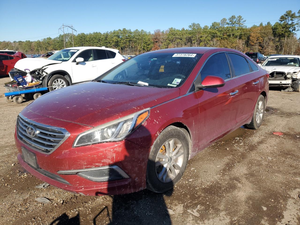 Image 1 of 2016 HYUNDAI SONATA SE 2016 with VIN 5NPE24AF9GH360570