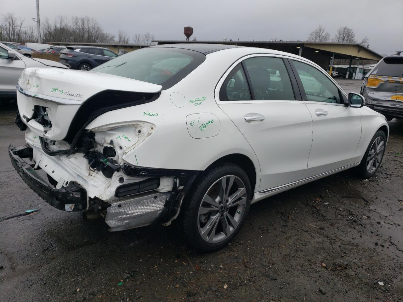 Image 3 of 2020 MERCEDES-BENZ C 300 4MATIC 2020 with VIN W1KWF8EB9LR572336