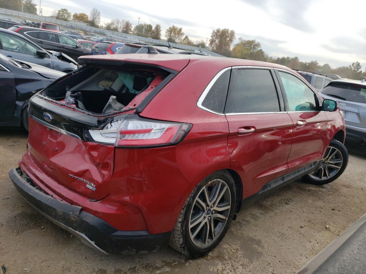 Image 3 of 2020 FORD EDGE TITANIUM 2020 with VIN 2FMPK4K98LBB62162