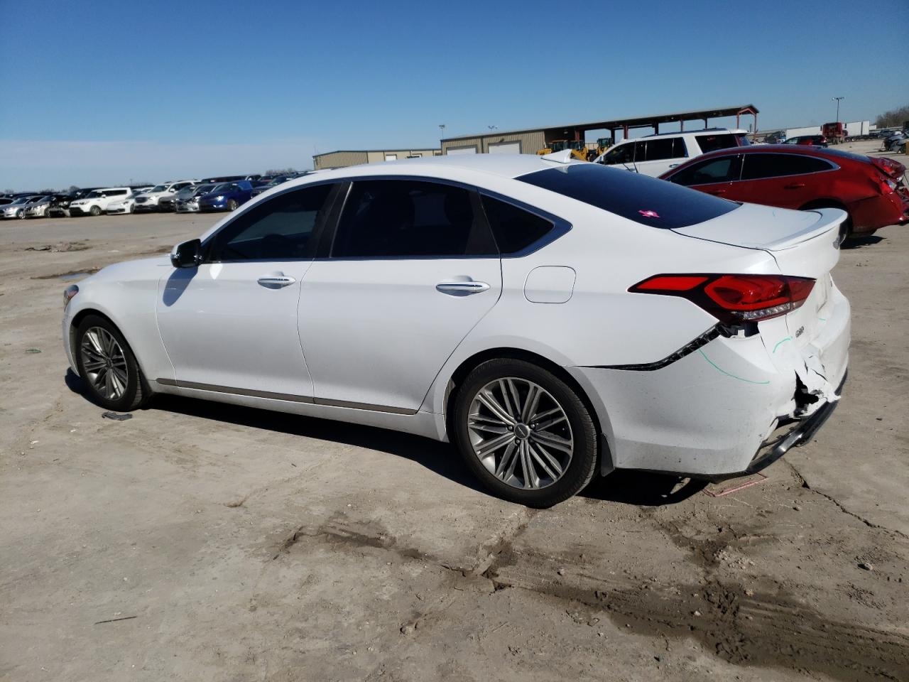 Image 2 of 2018 GENESIS G80 BASE 2018 with VIN KMHGN4JE4JU262885