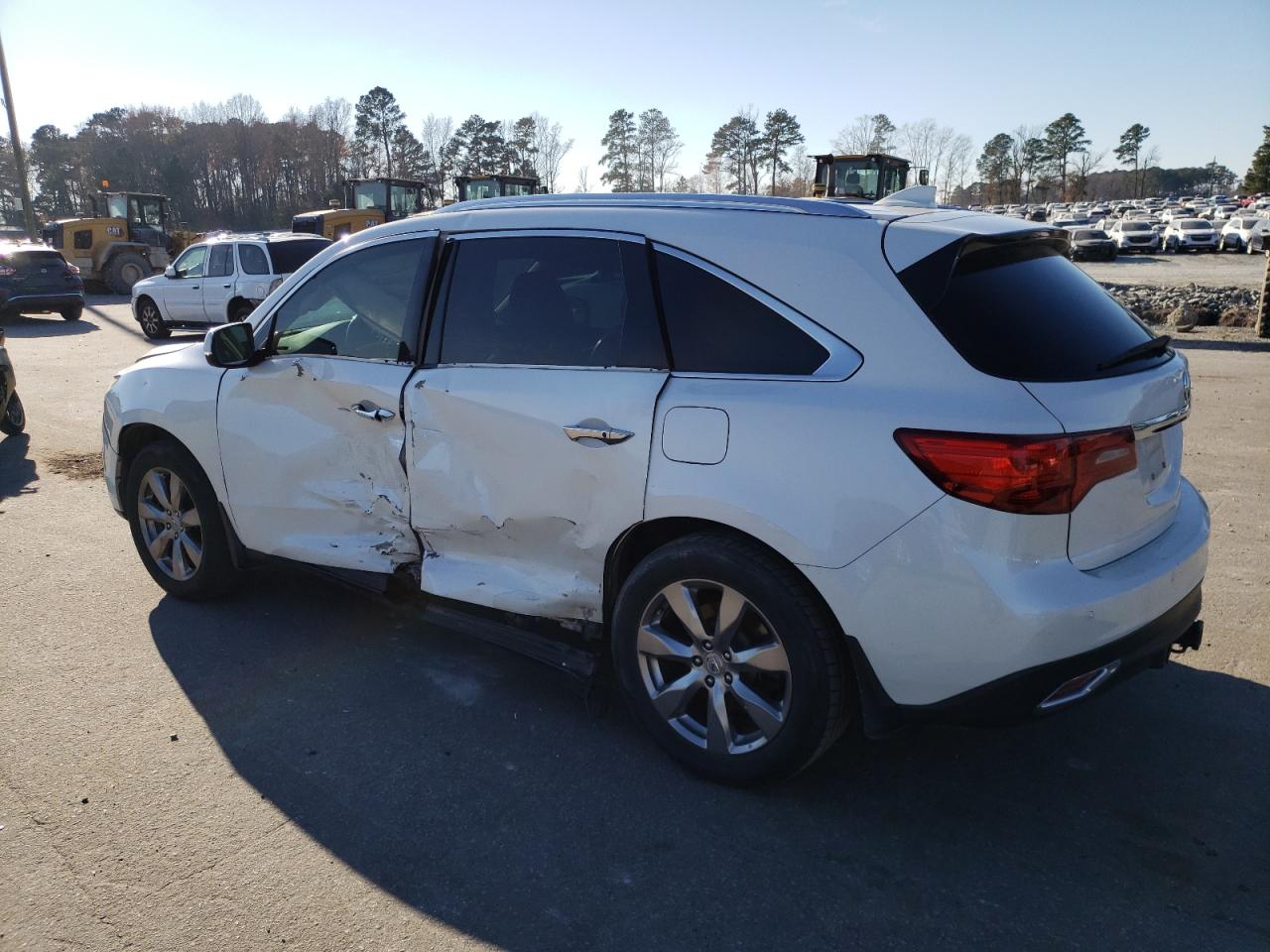Image 2 of 2014 ACURA MDX ADVANCE 2014 with VIN 5FRYD3H85EB001154