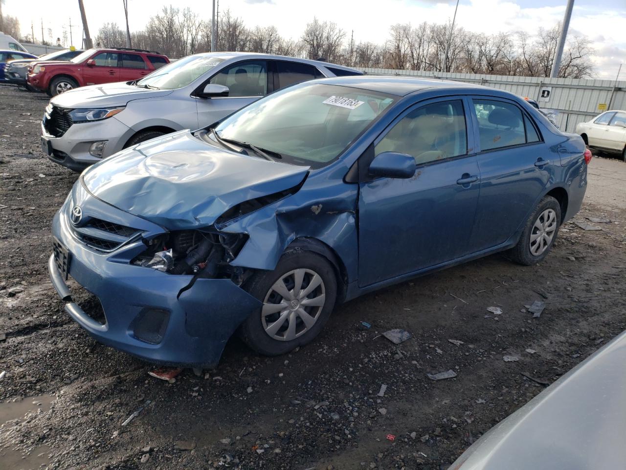Image 1 of 2013 TOYOTA COROLLA BASE 2013 with VIN 5YFBU4EE0DP214846