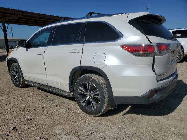 Image 2 of 2016 TOYOTA HIGHLANDER XLE 2016 with VIN 5TDKKRFHXGS160558