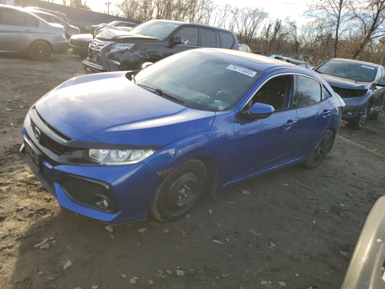 Image 1 of 2017 HONDA CIVIC EX 2017 with VIN SHHFK7H50HU401427