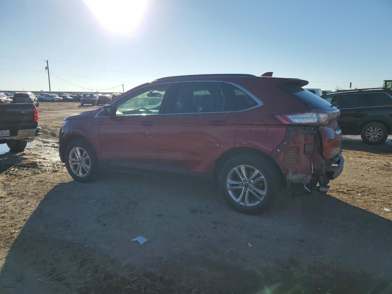 Image 2 of 2015 FORD EDGE SEL 2015 with VIN 2FMTK3J88FBC33298