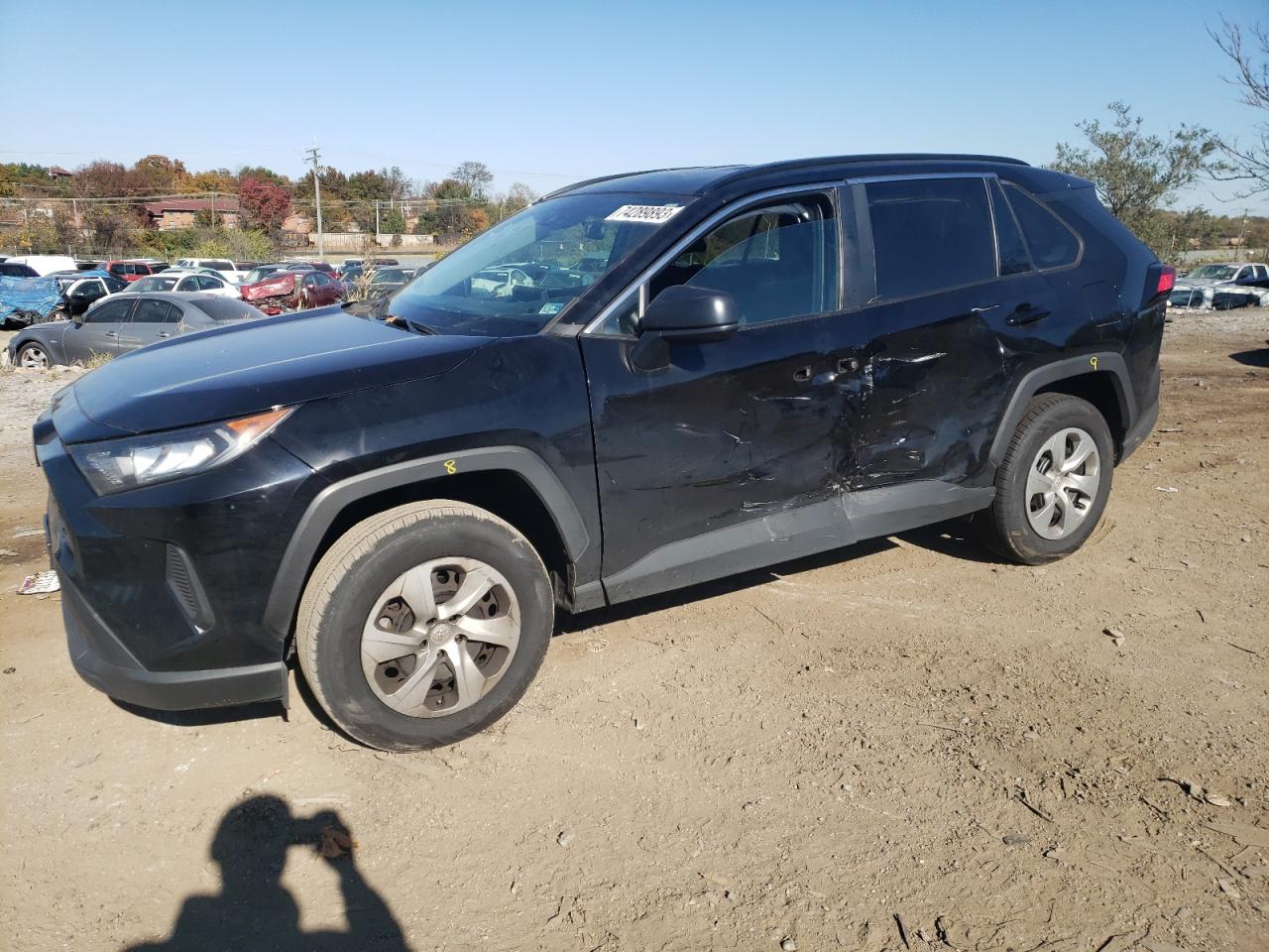 Image 1 of 2021 TOYOTA RAV4 LE 2021 with VIN 2T3F1RFV1MC255791