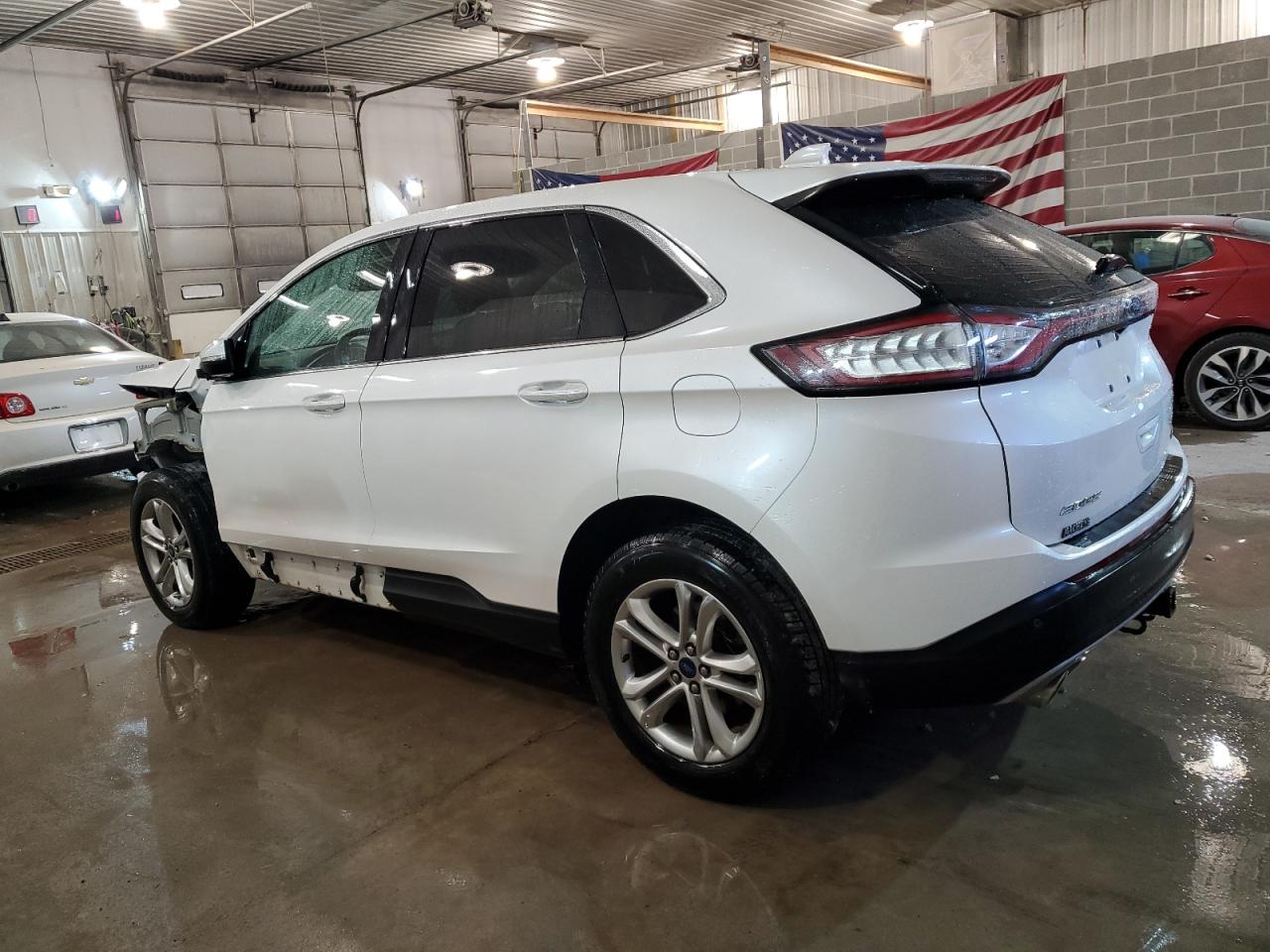 Image 2 of 2017 FORD EDGE SEL 2017 with VIN 2FMPK4J87HBB46034