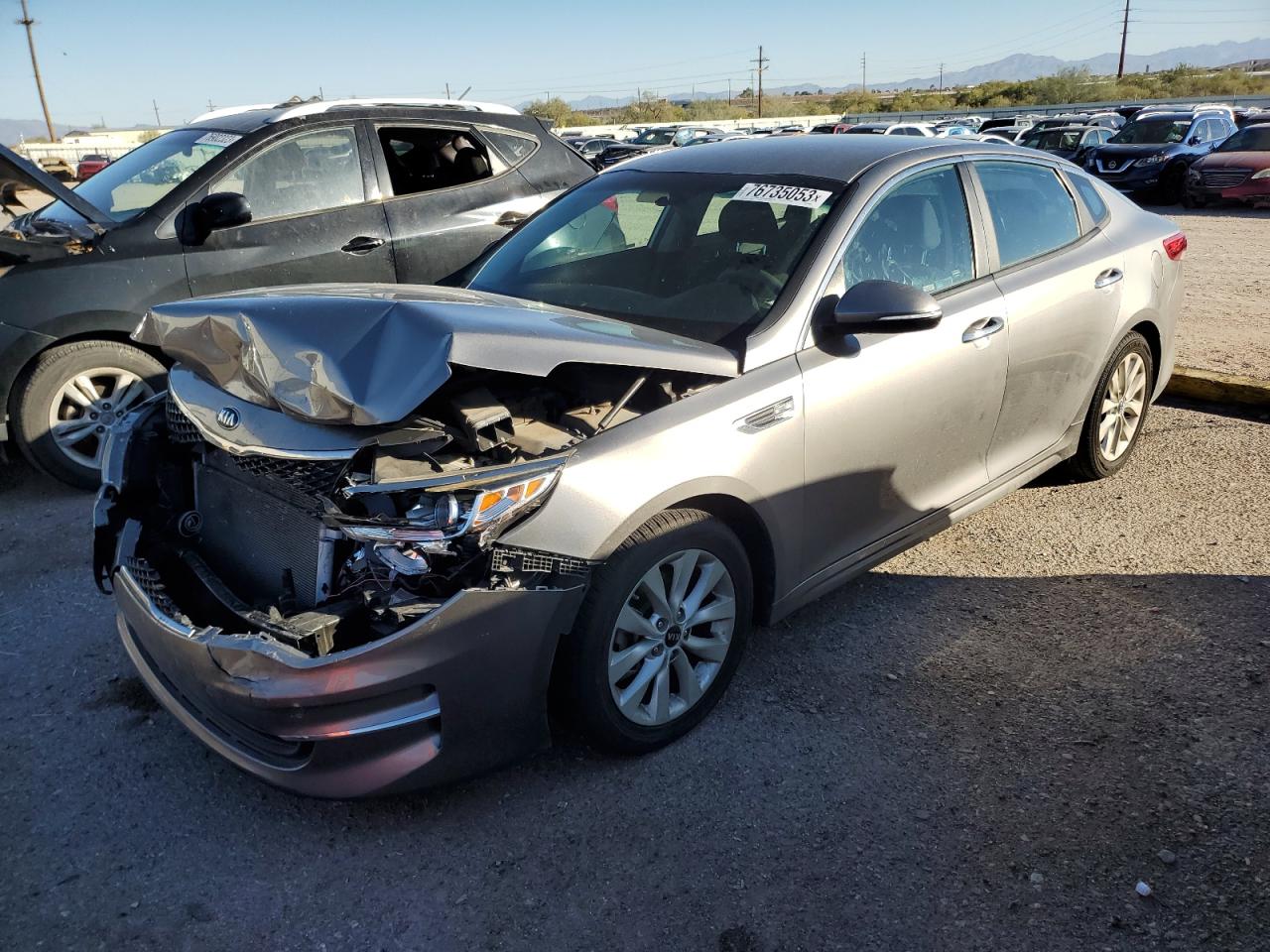 Image 1 of 2018 KIA OPTIMA LX 2018 with VIN 5XXGT4L34JG253955