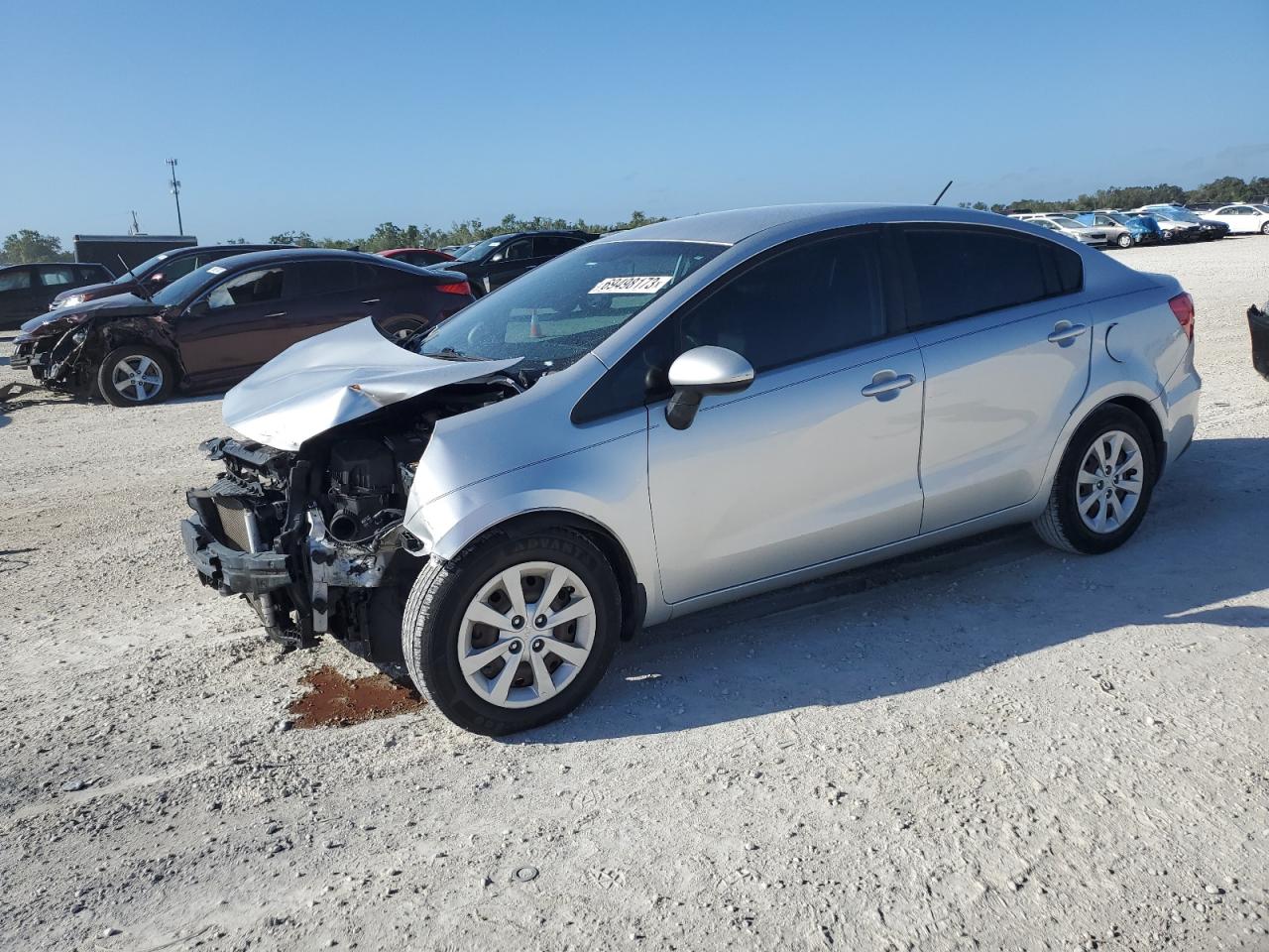 Image 1 of 2016 KIA RIO LX 2016 with VIN KNADM4A3XG6634152