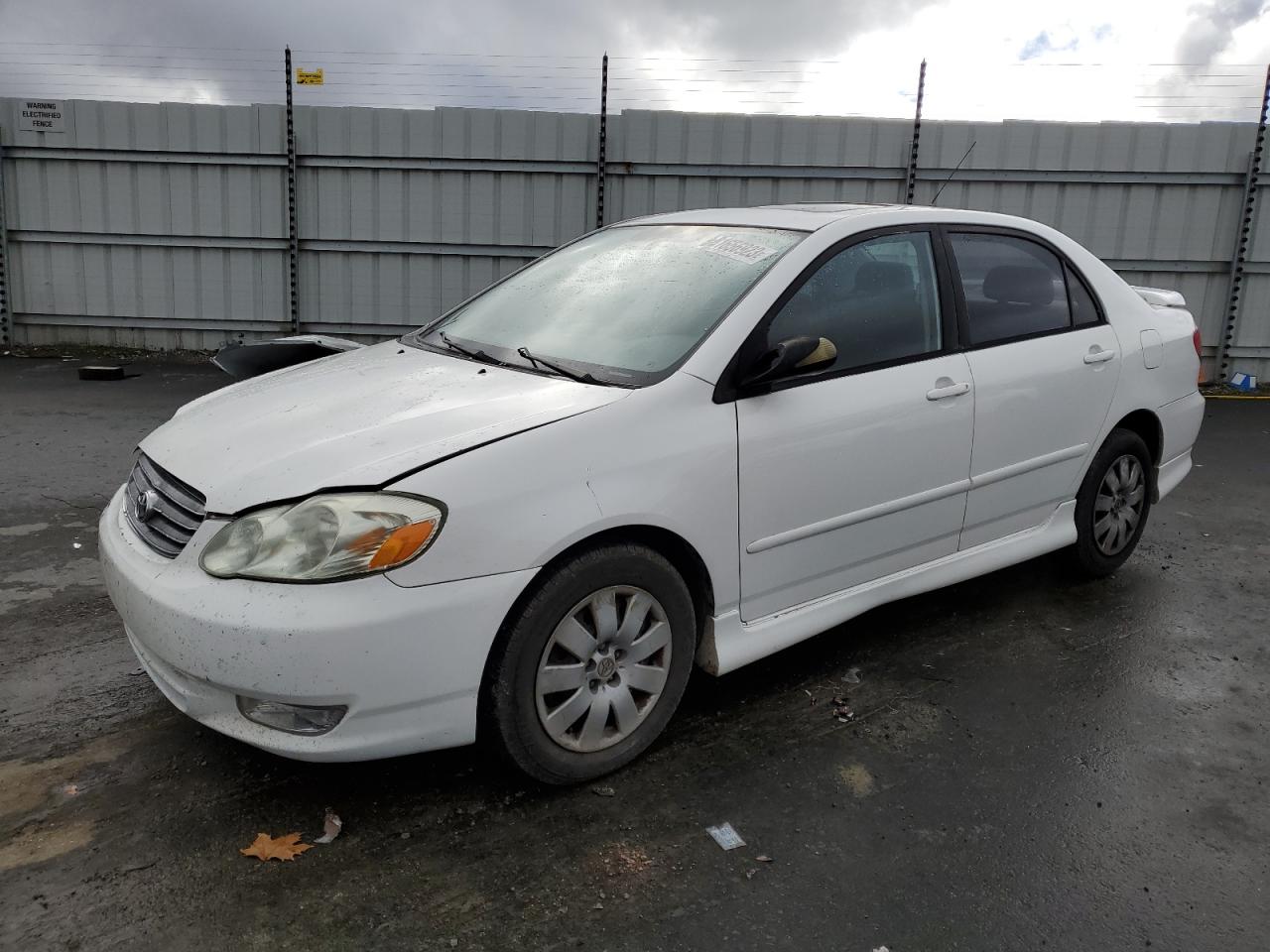 Image 1 of 2003 TOYOTA COROLLA CE 2003 with VIN 1NXBR32E43Z104900