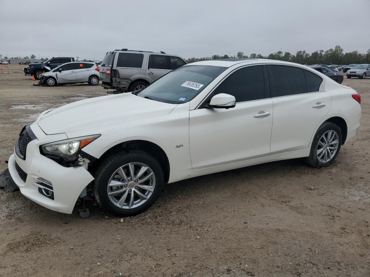 Image 1 of 2017 INFINITI Q50 PREMIUM 2017 with VIN JN1EV7AP7HM730281