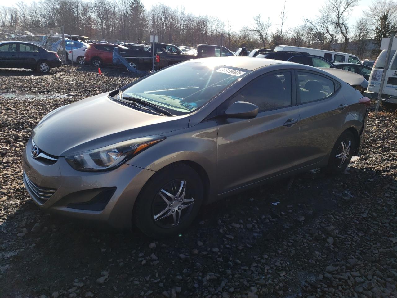 Image 1 of 2016 HYUNDAI ELANTRA SE 2016 with VIN 5NPDH4AE9GH744740