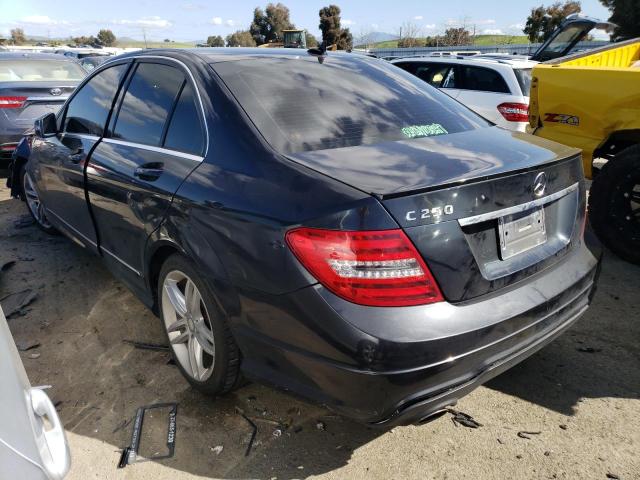 Image 2 of 2012 MERCEDES-BENZ C 250 2012 with VIN WDDGF4HB5CR202574