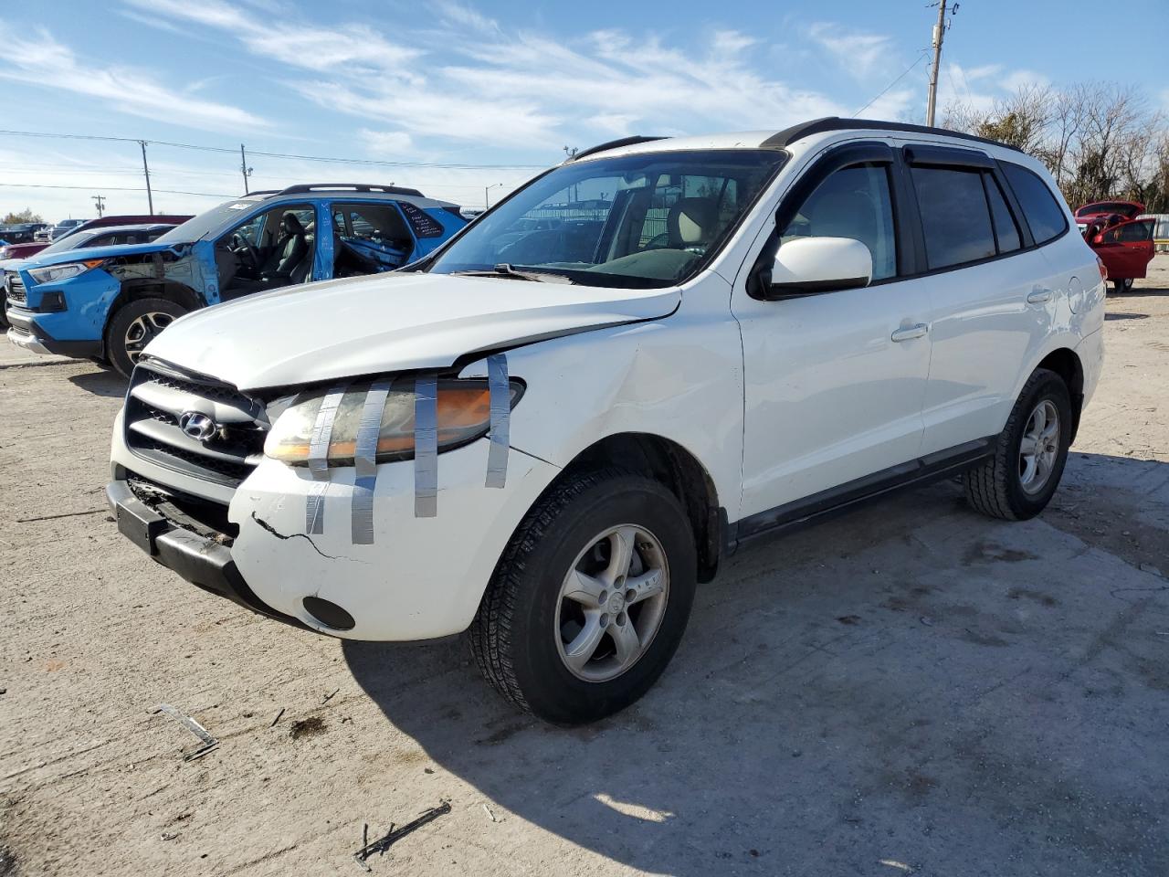 Image 1 of 2008 HYUNDAI SANTA FE GLS 2008 with VIN 5NMSG13D58H161495