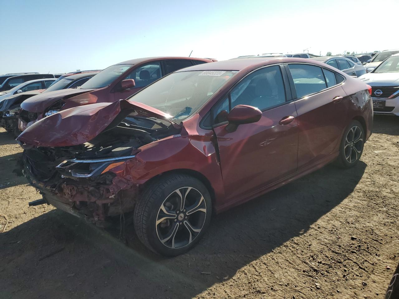 Изображение 1 2019 CHEVROLET CRUZE LT 2019 с VIN 1G1BE5SM1K7110193