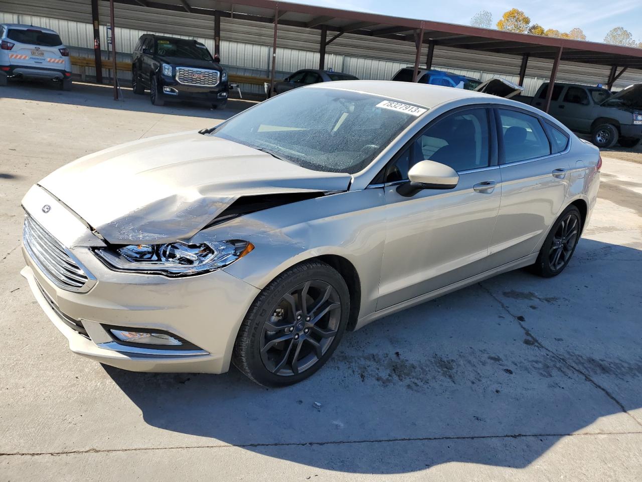 Image 1 of 2018 FORD FUSION S 2018 with VIN 3FA6P0G77JR223037