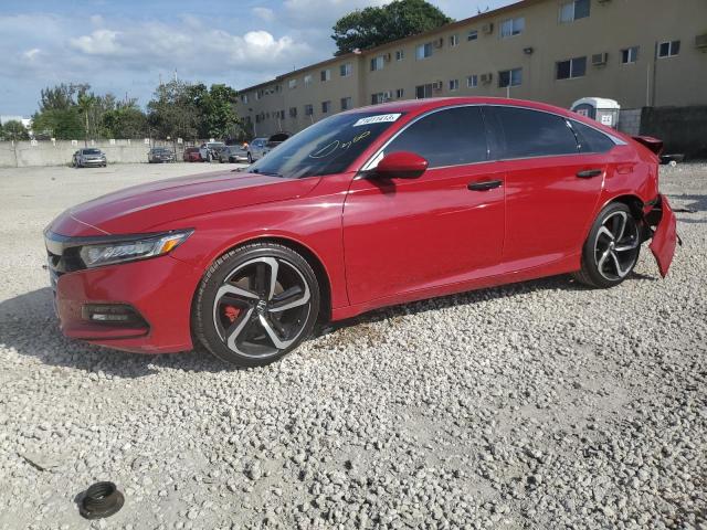 Image 1 of 2018 HONDA ACCORD SPORT 2018 with VIN 1HGCV1F30JA019103