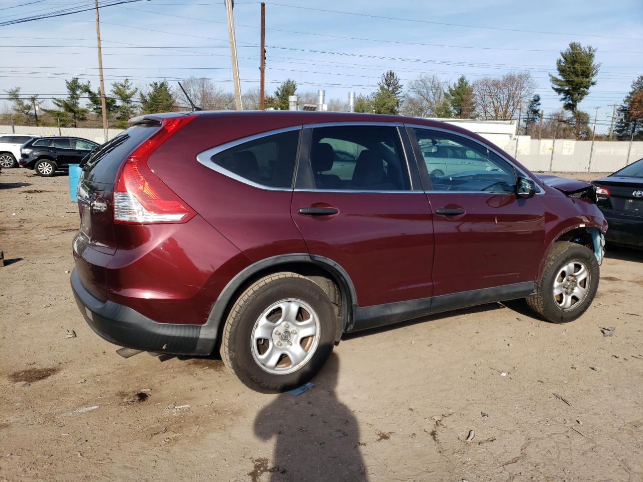 Obraz 3 z 2014 HONDA CR-V LX 2014 z VIN 5J6RM4H3XEL095118