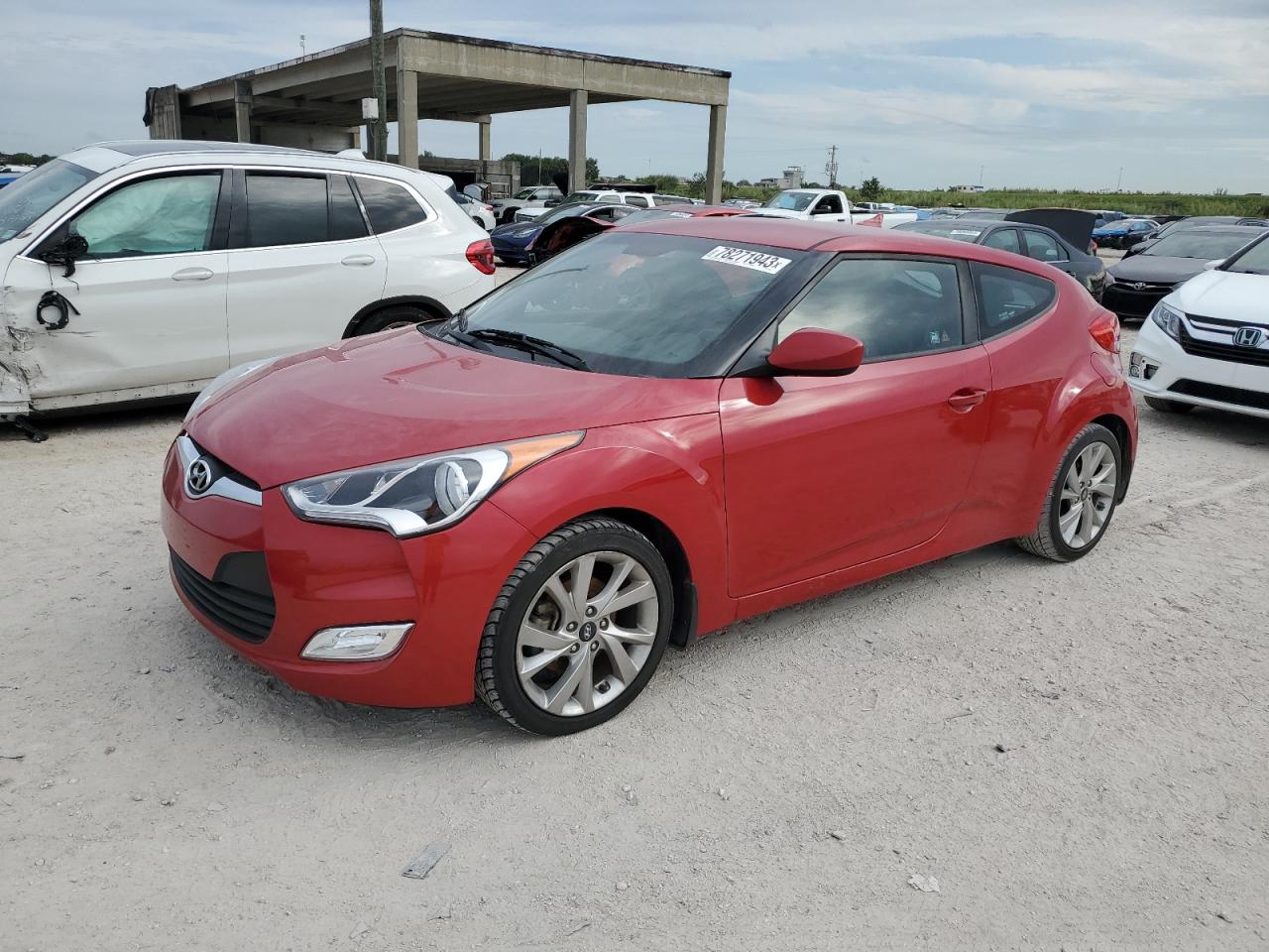 Изображение 1 2017 HYUNDAI VELOSTER  2017 с VIN KMHTC6AD2HU317500