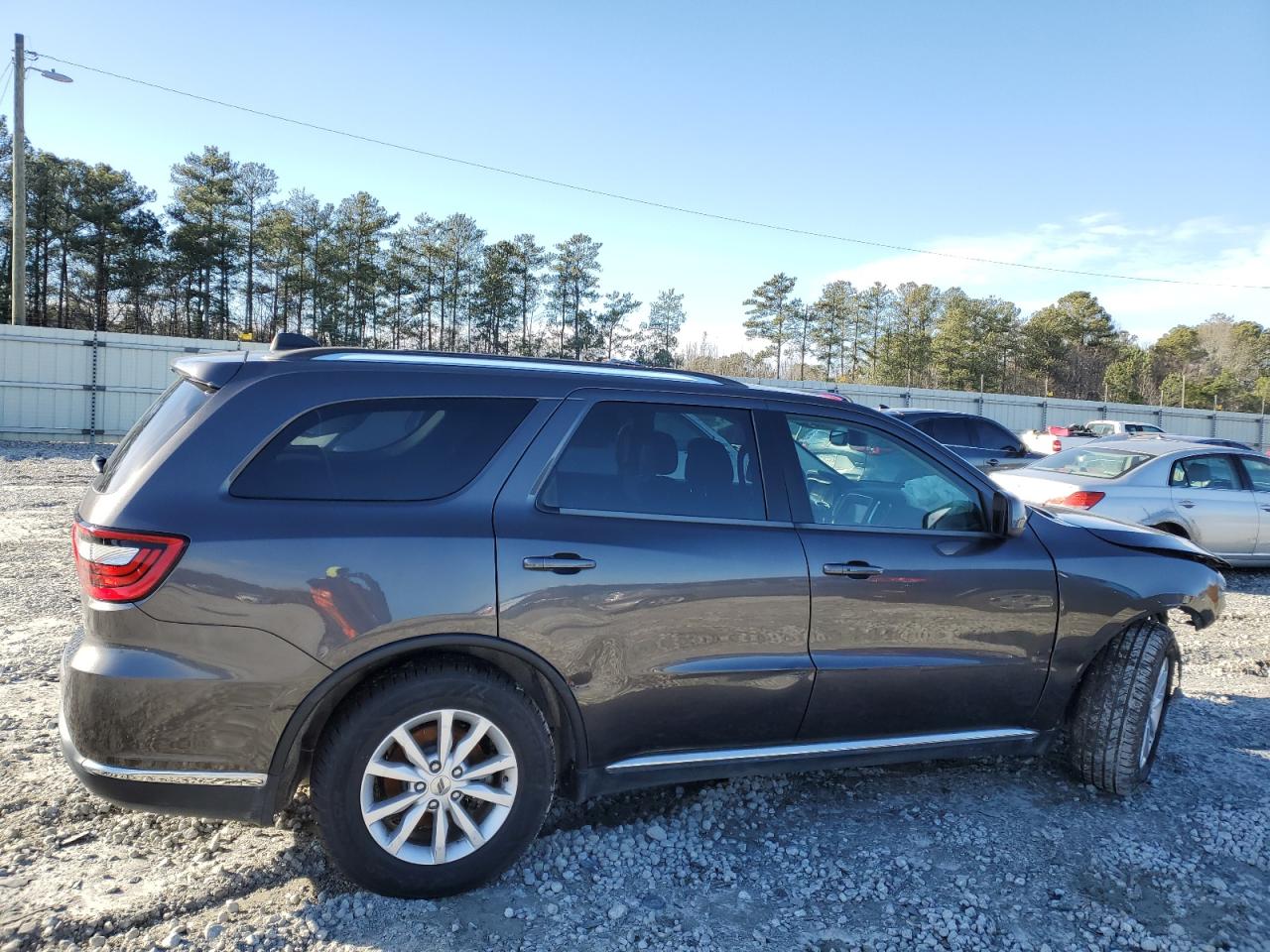 Image 3 of 2019 DODGE DURANGO SXT 2019 with VIN 1C4RDHAG0KC575562
