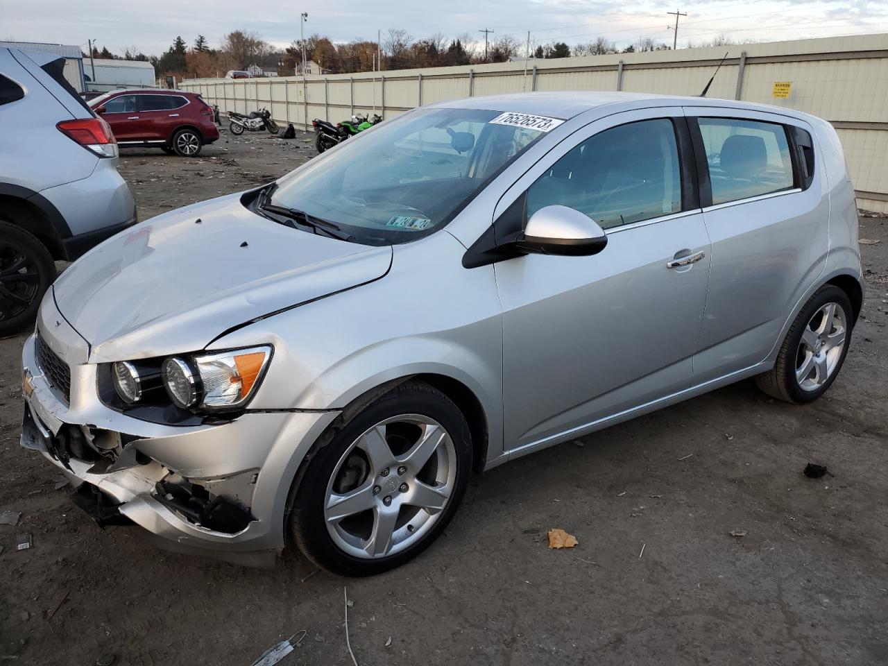 Image 1 of 2014 CHEVROLET SONIC LTZ 2014 with VIN 1G1JE6SBXE4220634