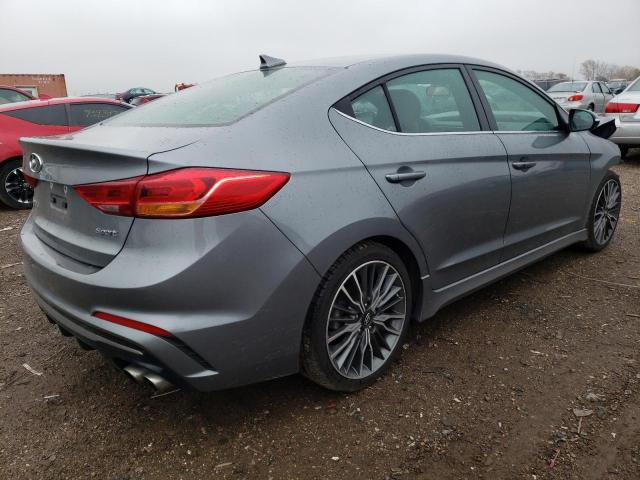 Image 3 of 2018 HYUNDAI ELANTRA SPORT 2018 with VIN KMHD04LB4JU719487