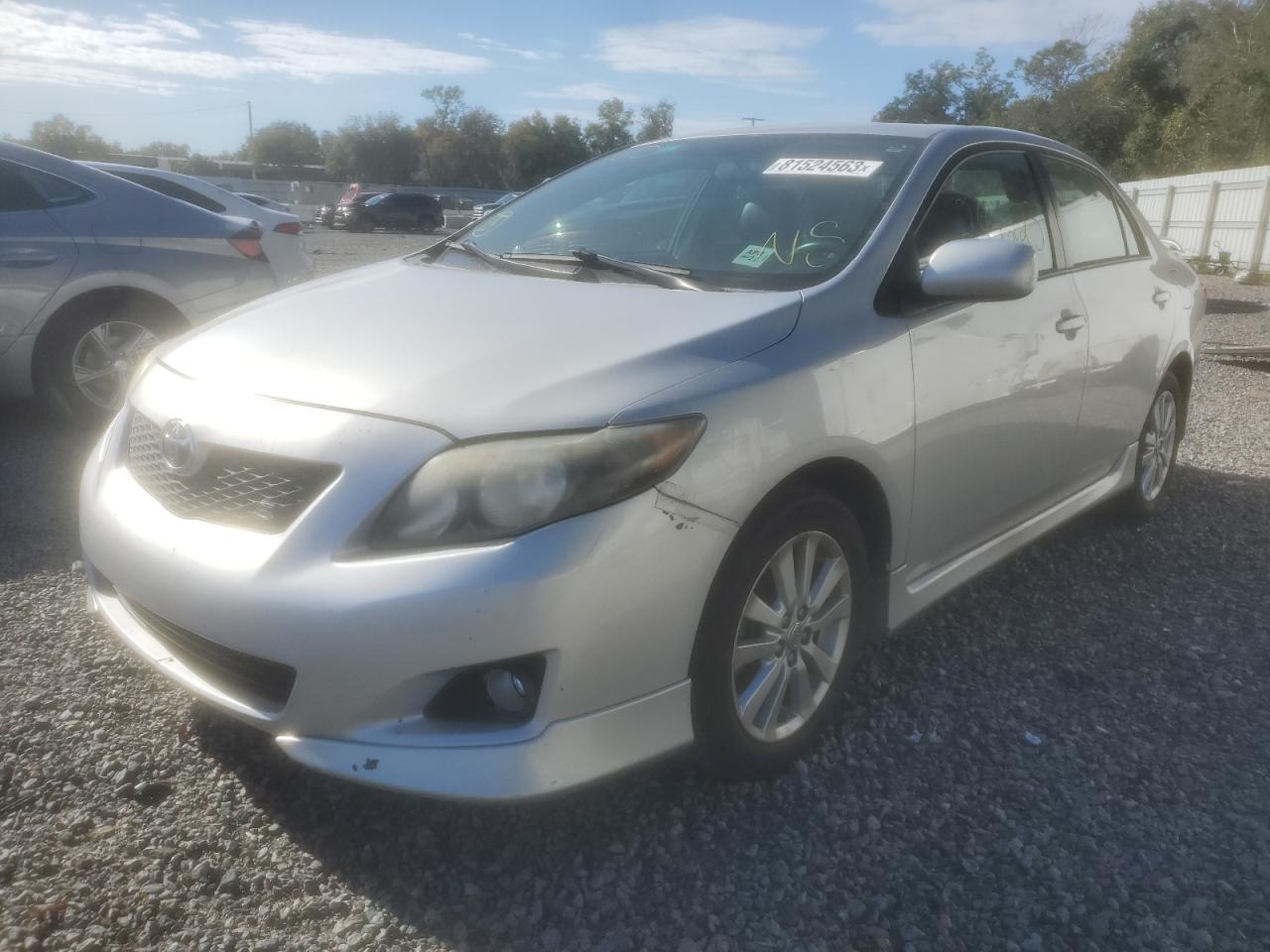 Image 1 of 2009 TOYOTA COROLLA BASE 2009 with VIN 2T1BU40E29C030068