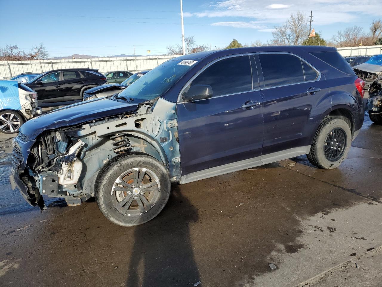 Image 1 of 2017 CHEVROLET EQUINOX LS 2017 with VIN 2GNALBEK1H1543382