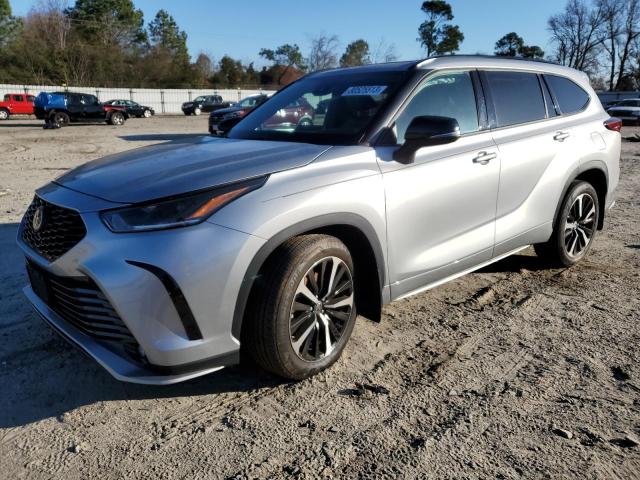 Image 1 of 2022 TOYOTA HIGHLANDER XSE 2022 with VIN 5TDLZRBH9NS184689