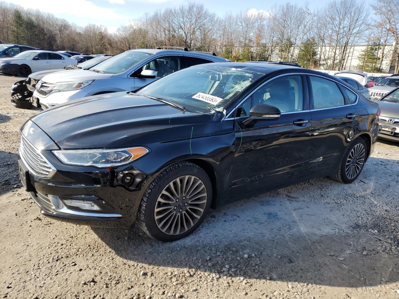 Изображение 1 2017 FORD FUSION SE 2017 с VIN 3FA6P0T98HR127564