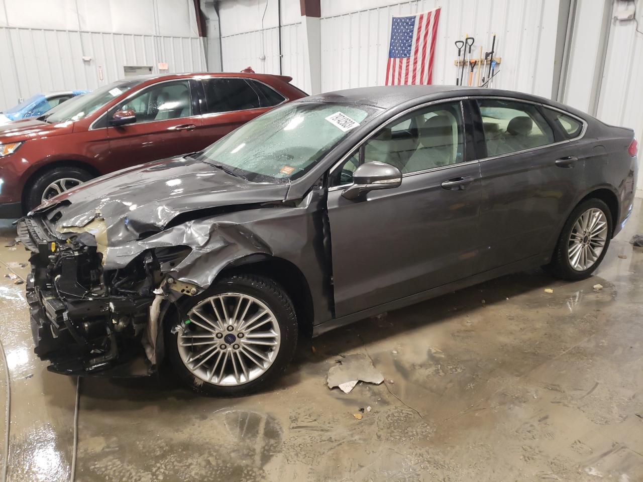 Image 1 of 2016 FORD FUSION SE 2016 with VIN 3FA6P0T93GR367801