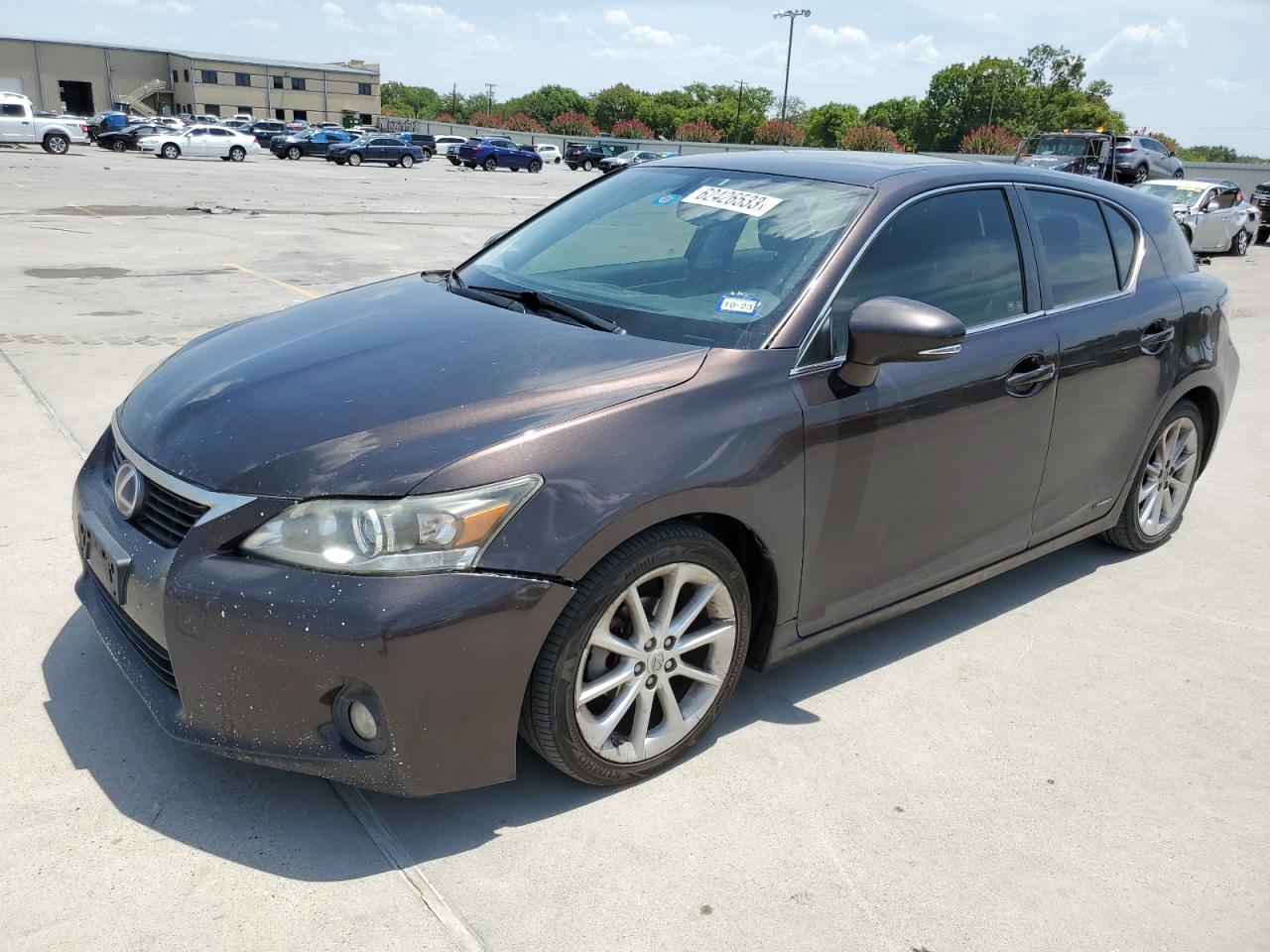 Image 1 of 2011 LEXUS CT 200 2011 with VIN JTHKD5BHXB2033414