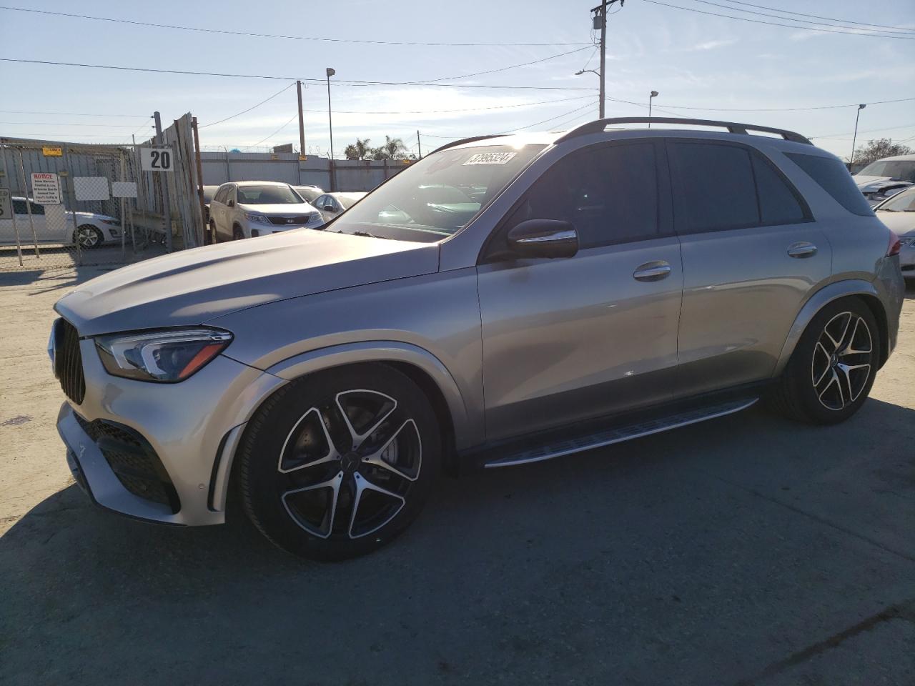 Image 1 of 2021 MERCEDES-BENZ GLE AMG 53 4MATIC 2021 with VIN 4JGFB6BB2MA292347