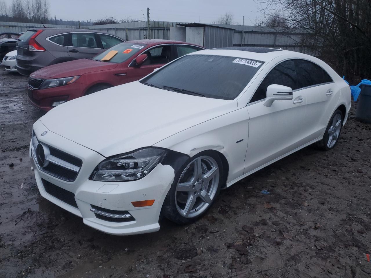 Image 1 of 2012 MERCEDES-BENZ CLS 550 4MATIC 2012 with VIN WDDLJ9BB7CA056180