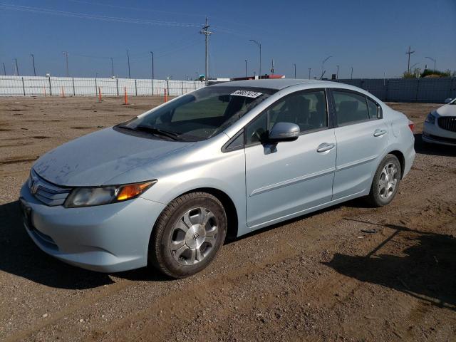 Image 1 of 2012 HONDA CIVIC HYBRID 2012 with VIN JHMFB4F21CS005218