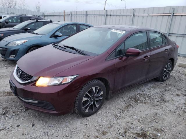 Image 1 of 2015 HONDA CIVIC LX 2015 with VIN 2HGFB2F58FH005231