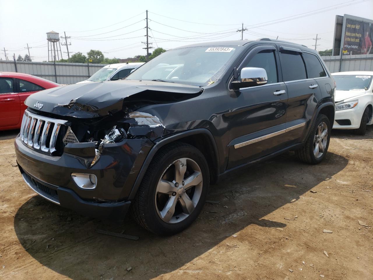 Image 1 of 2011 JEEP GRAND CHEROKEE OVERLAND 2011 with VIN 1J4RR6GT5BC608477