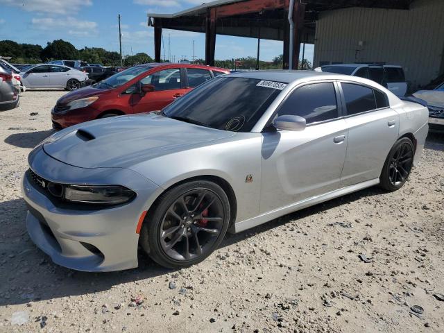 Image 1 of 2019 DODGE CHARGER SCAT PACK 2019 with VIN 2C3CDXGJ0KH696550