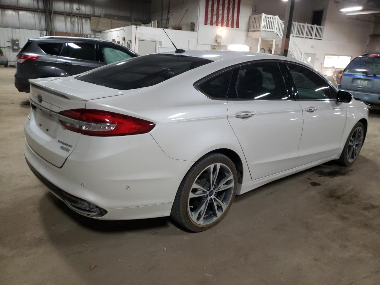 Image 3 of 2017 FORD FUSION TITANIUM 2017 with VIN 3FA6P0K93HR241831