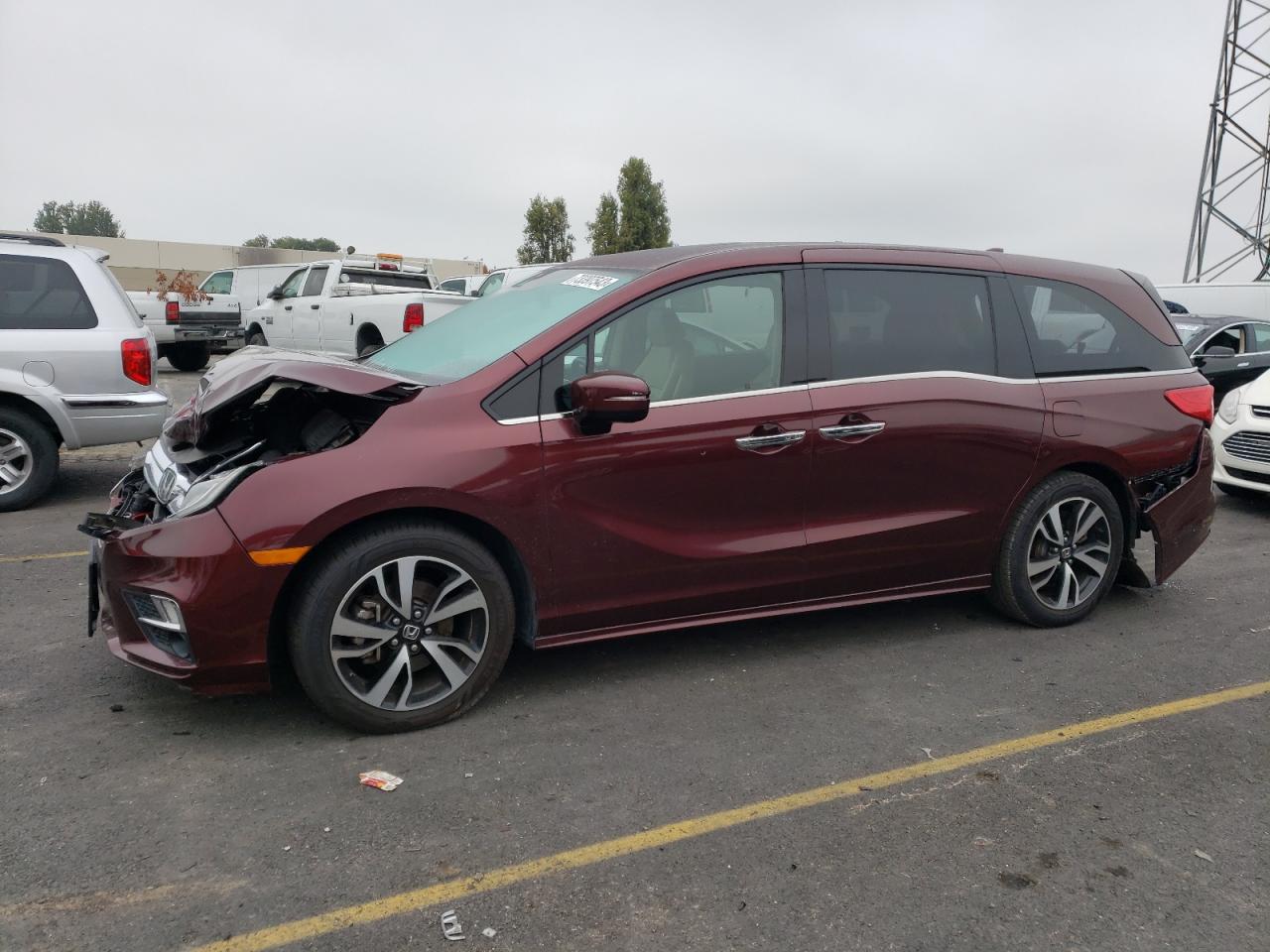 Image 1 of 2018 HONDA ODYSSEY ELITE 2018 with VIN 5FNRL6H97JB035769