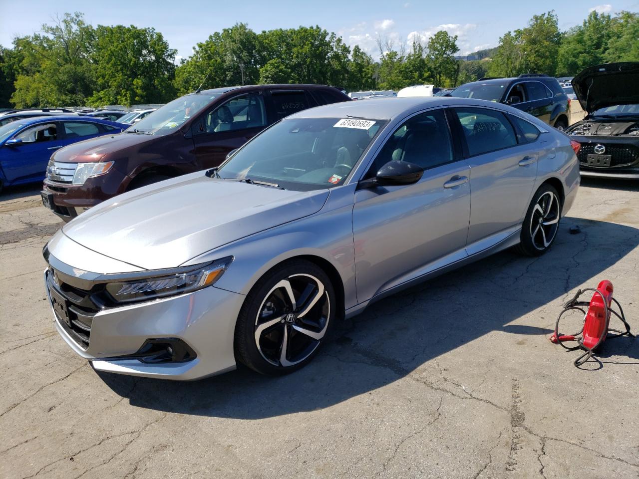 Obraz 1 z 2021 HONDA ACCORD SPORT 2021 z VIN 1HGCV1F31MA045214