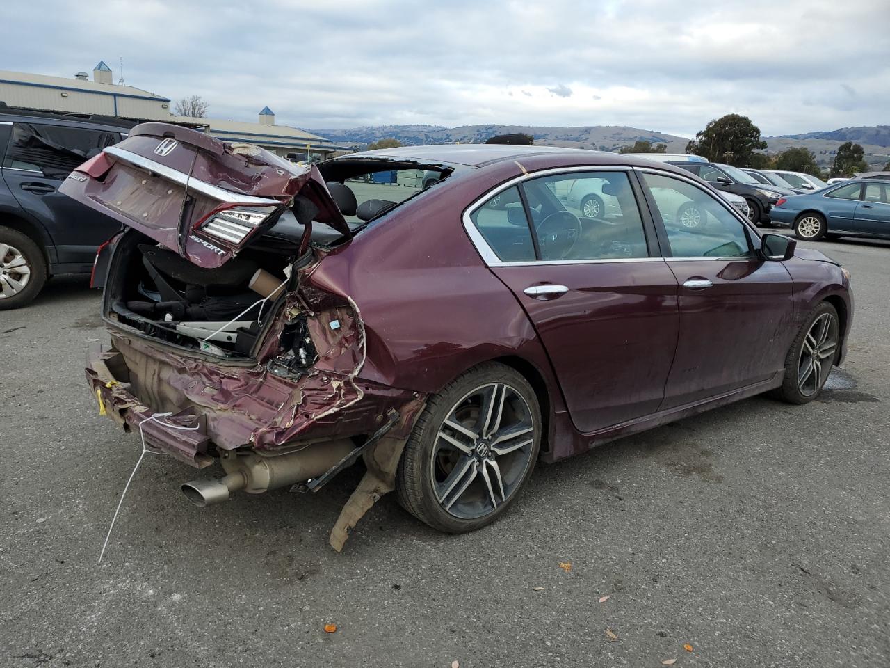 Image 3 of 2017 HONDA ACCORD SPORT 2017 with VIN 1HGCR2F50HA176443