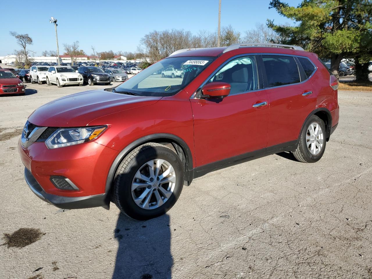 Изображение 1 2016 NISSAN ROGUE S 2016 с VIN KNMAT2MV4GP665045
